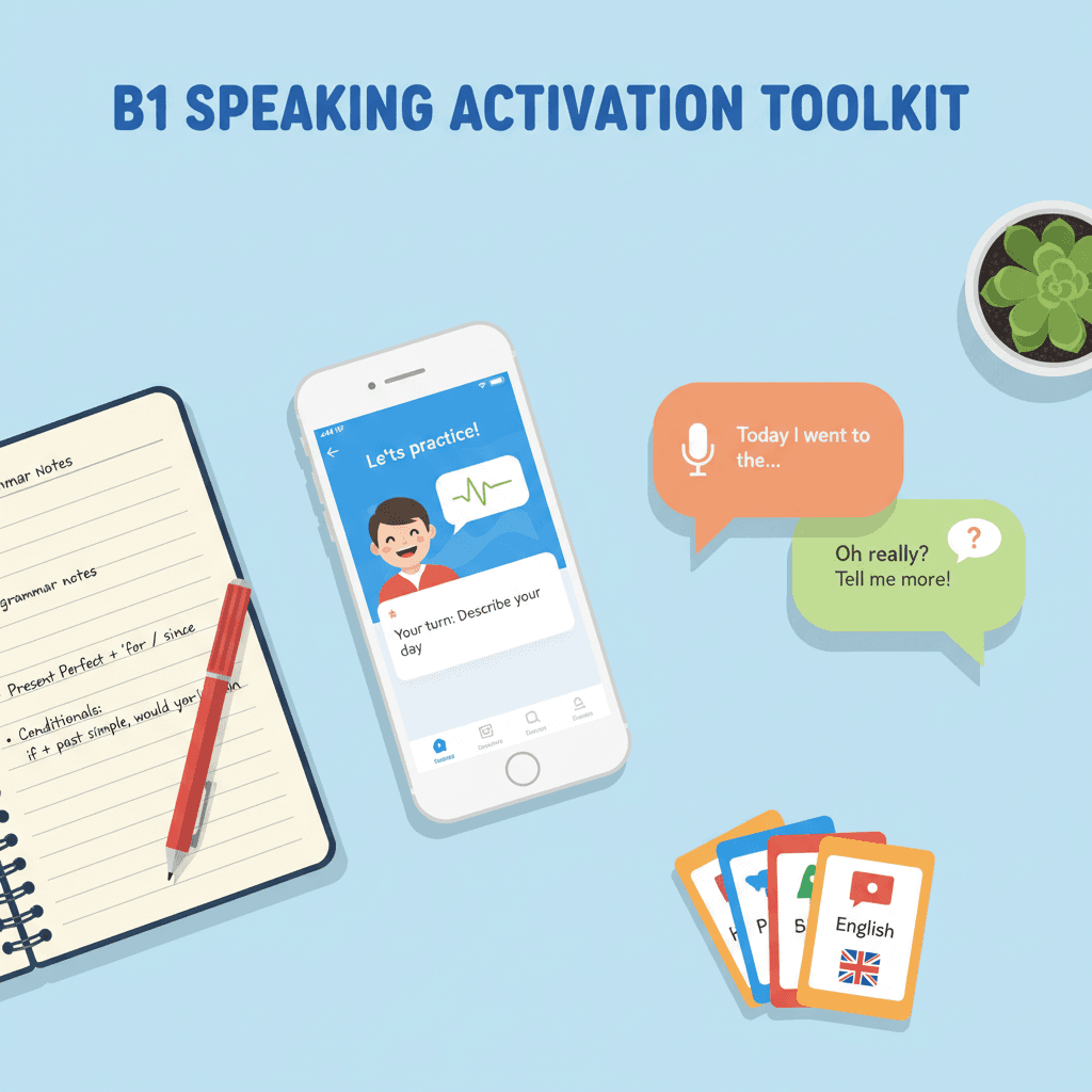 Illustration: Step 1: Diagnose Your A2 Speaking Gaps (A 2-Minute Checklist)