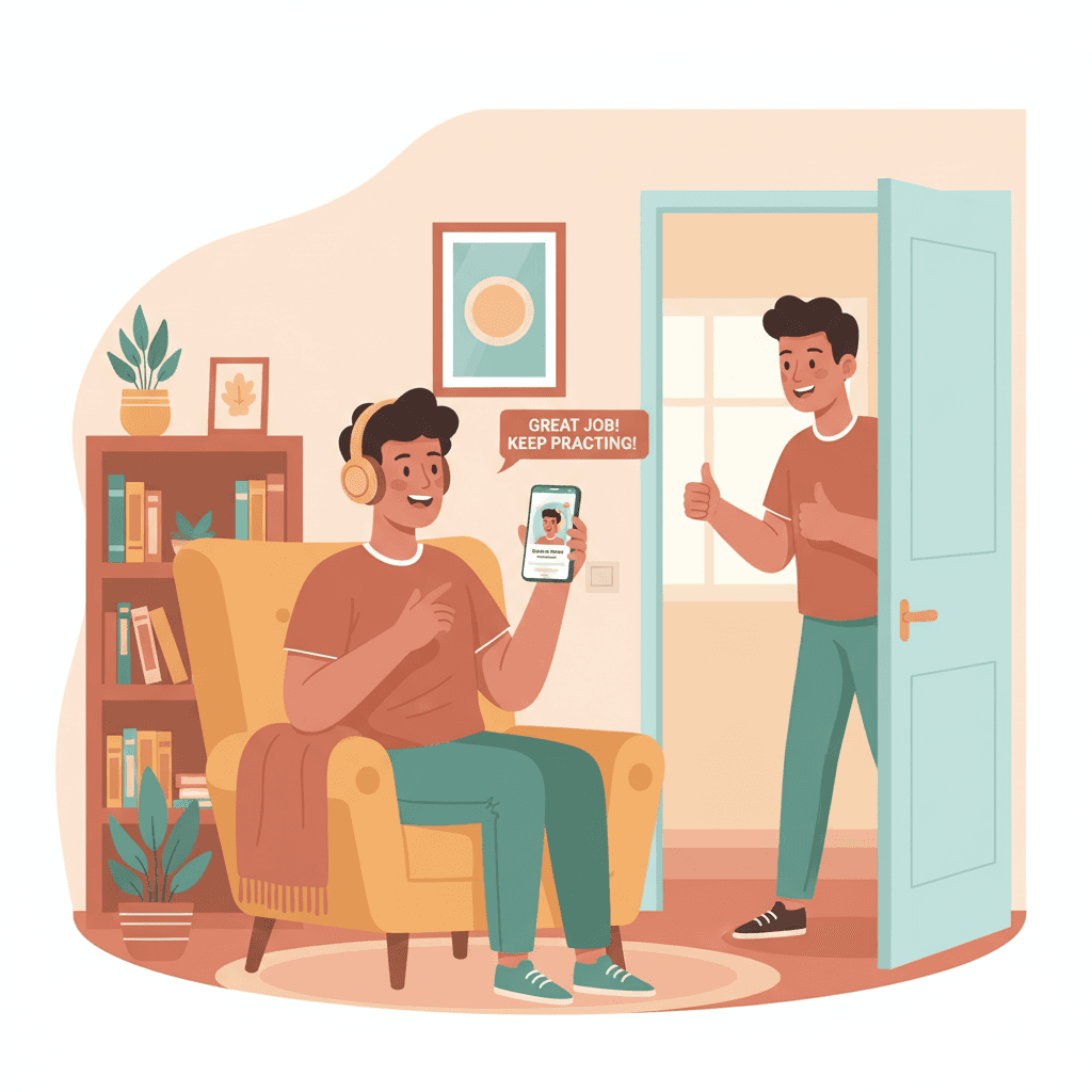 Your Guide to Speaking Practice When You Live With Others — SpeaksyAI