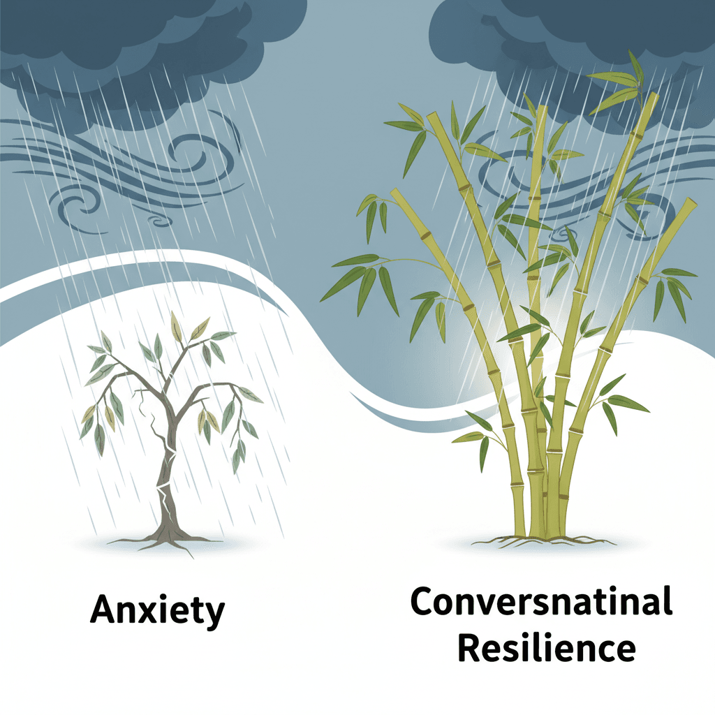 Illustration: Your Brain on Language Exchange: The Science of Anxiety