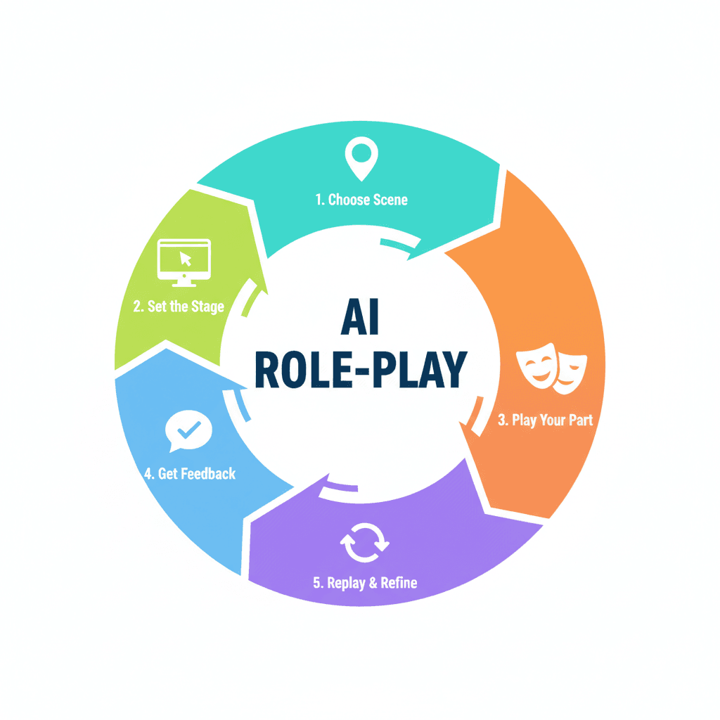 Illustration: The Old Way vs. The New Way: Role-Playing with an AI Tutor
