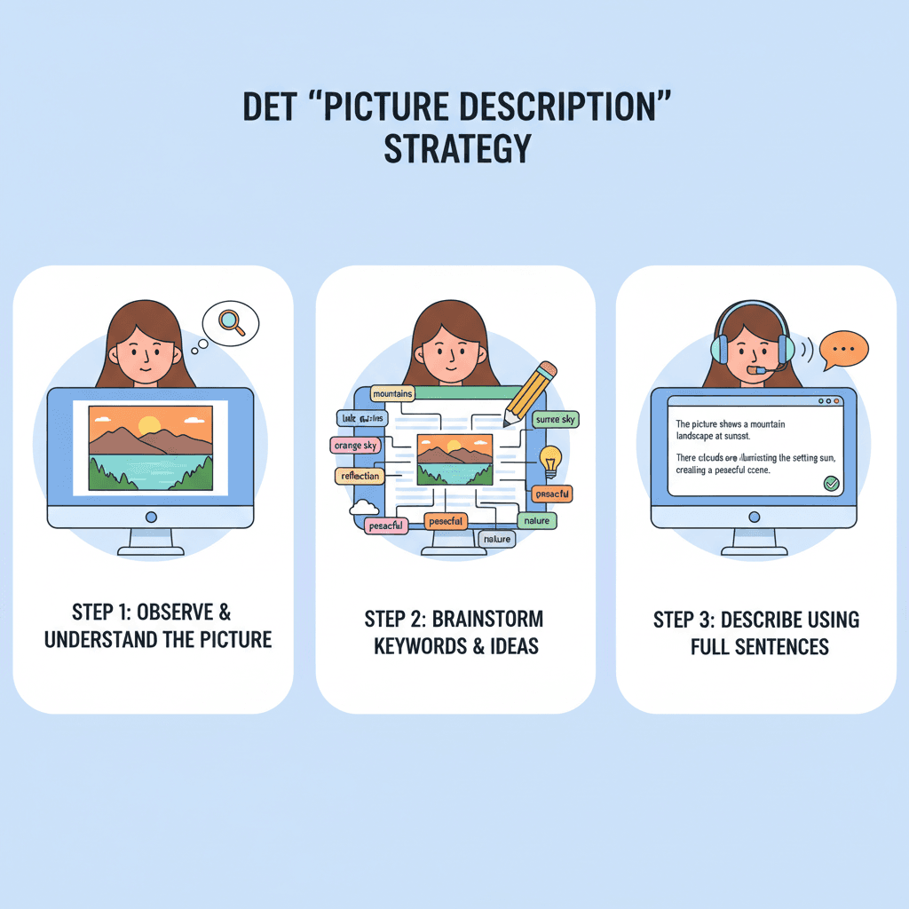 Illustration: The SpeaksyAI System for DET Speaking Practice