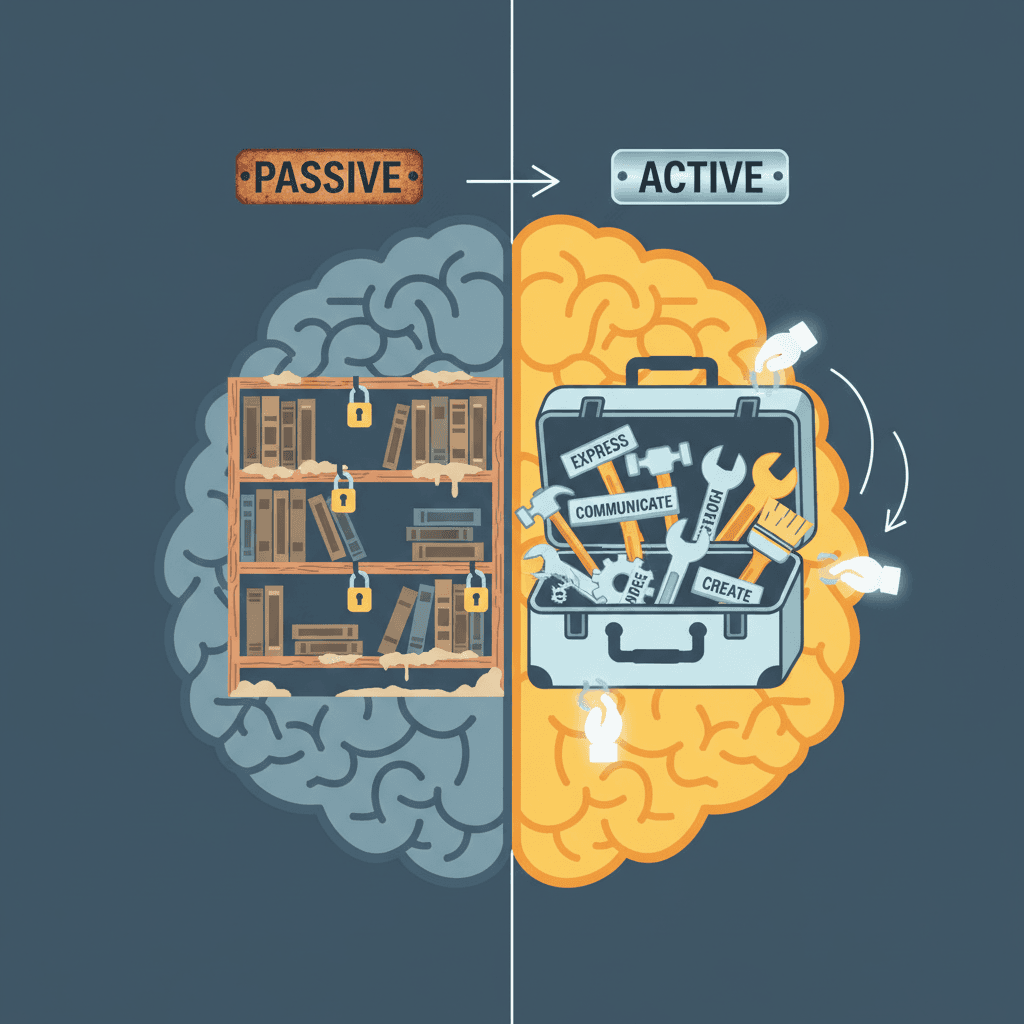Illustration: Why You Can't Use Words You Already Know (And How to Fix It)