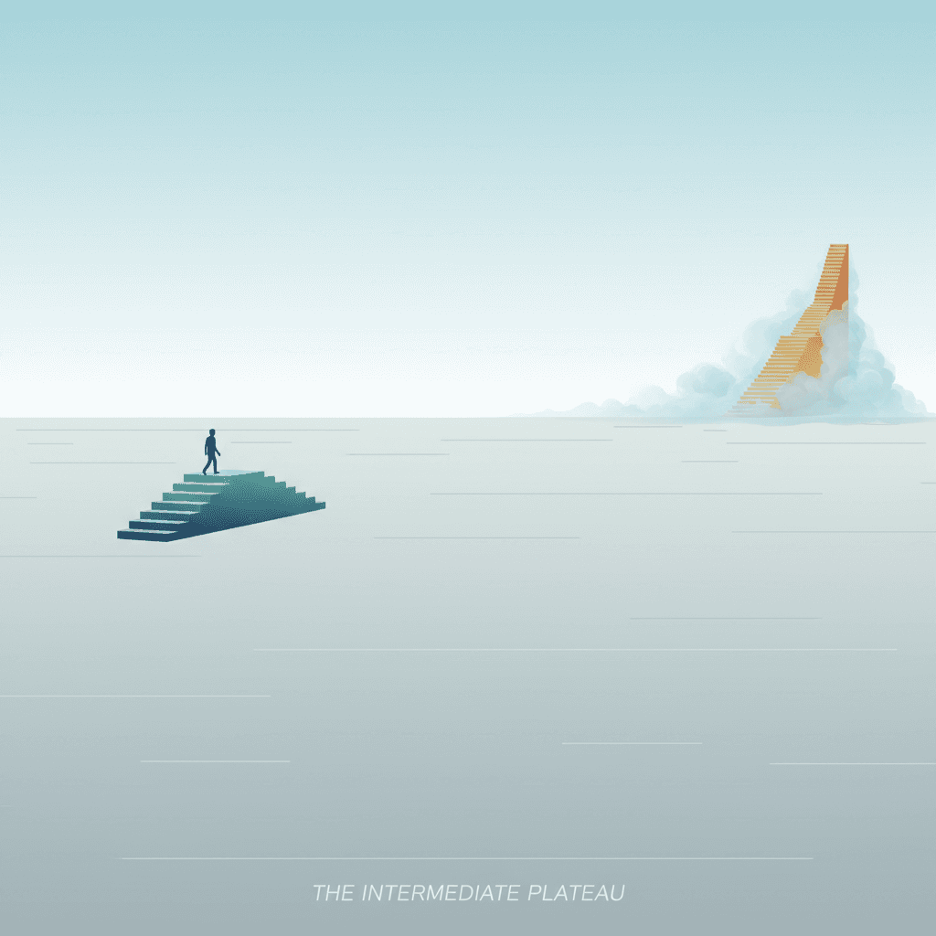 Illustration: You're Not Alone: Understanding the Intermediate Plateau