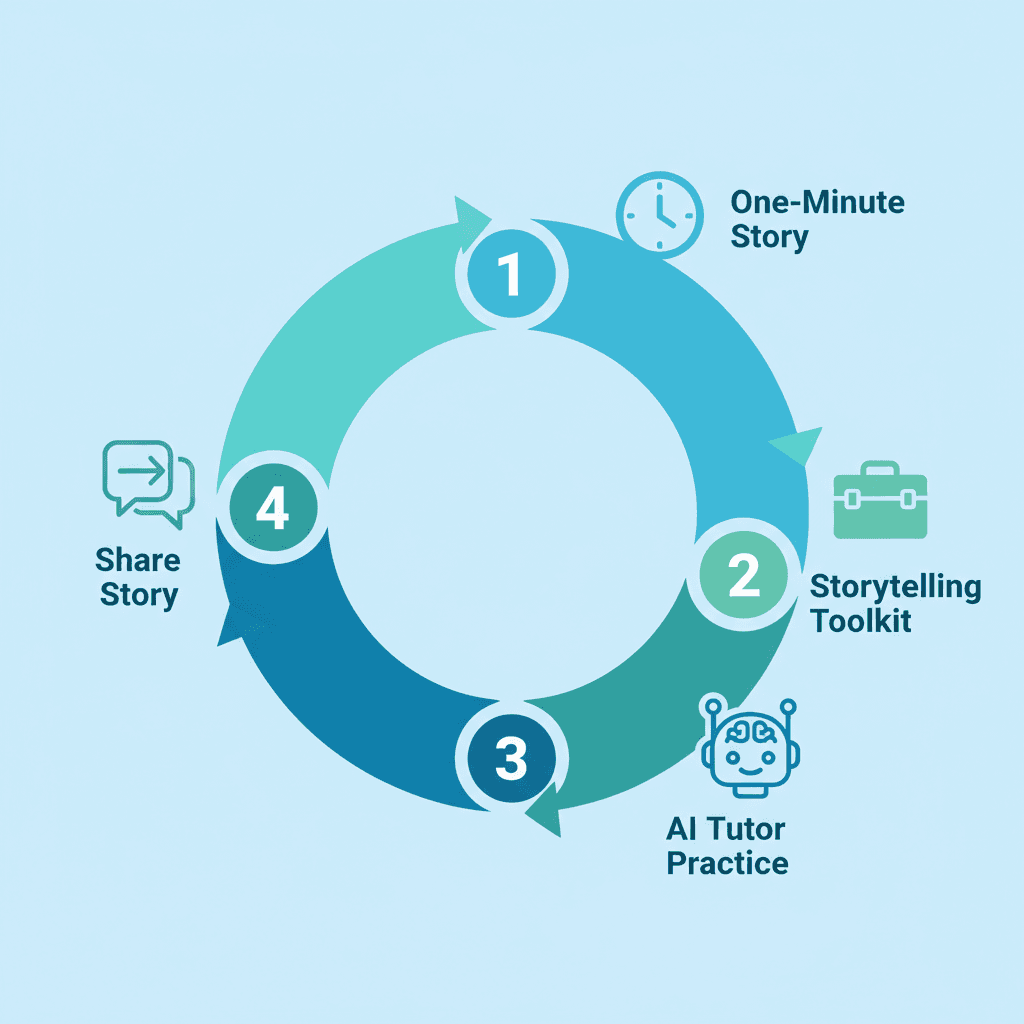 Illustration: Why Storytelling is Your Ultimate Speaking Test