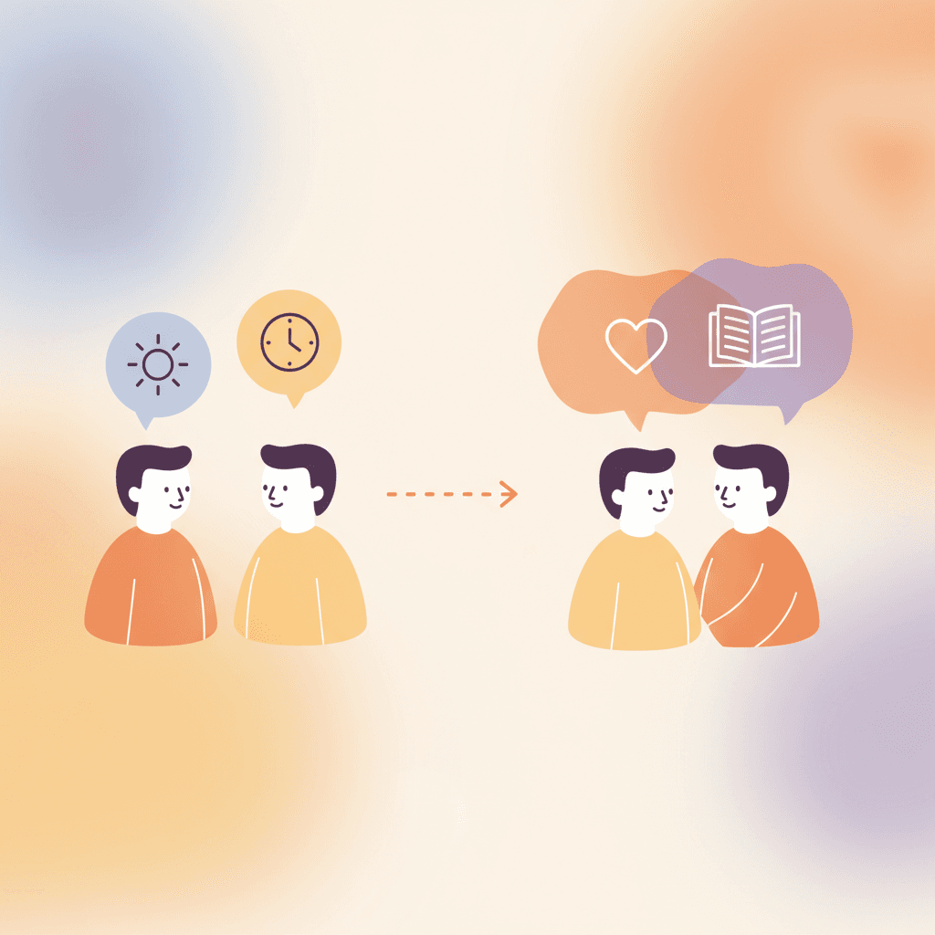 Illustration: From Practice Partner to Friend: The Mindset Shift