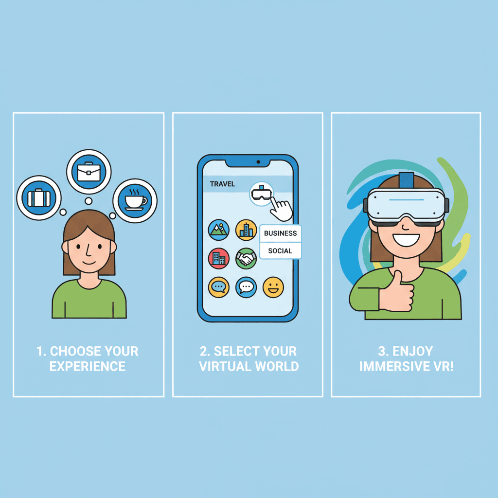 Illustration: The 3-Step System to Choose Your Perfect VR App