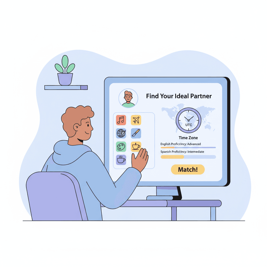 Illustration: Beyond the App: A System for Finding a Compatible Partner
