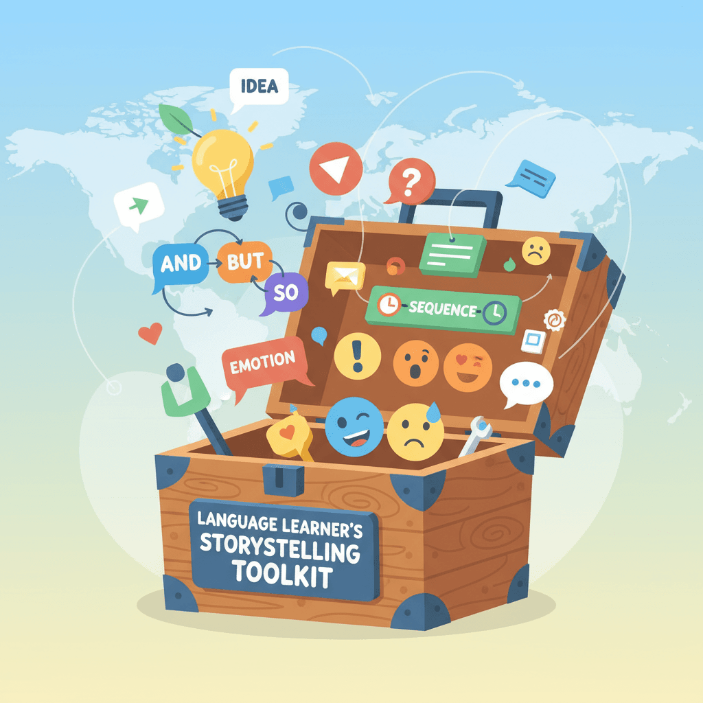 Illustration: The 4-Step System to Your First Foreign Language Story