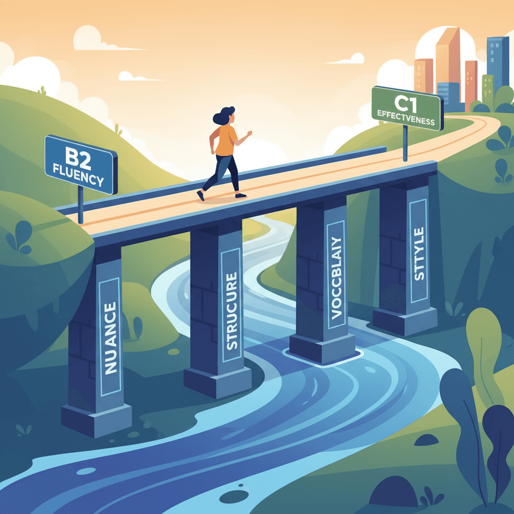 Illustration: From Fluent to Effective: The Real Meaning of the B2 to C1 Leap