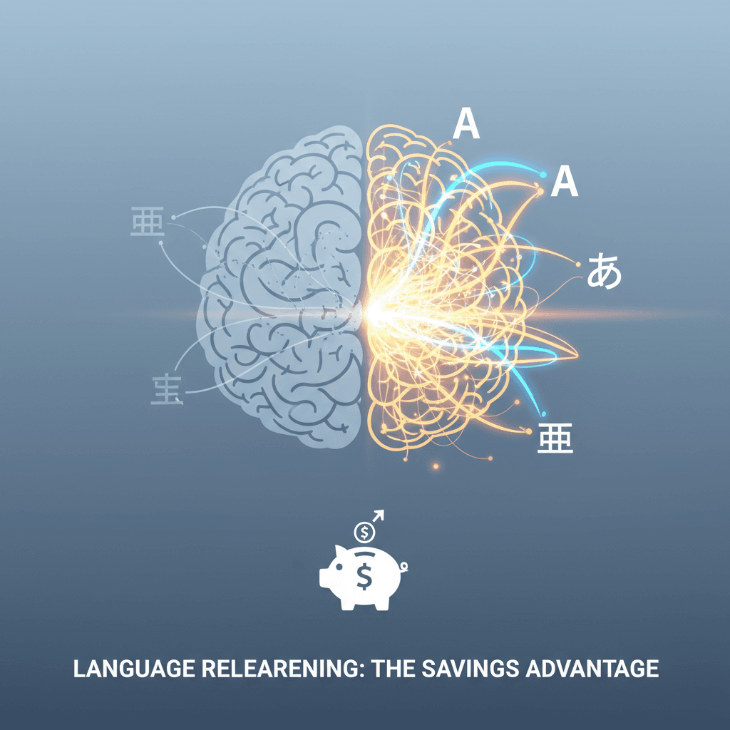 Illustration: Why Relearning Is Your Secret Superpower (The 'Savings' Advantage)