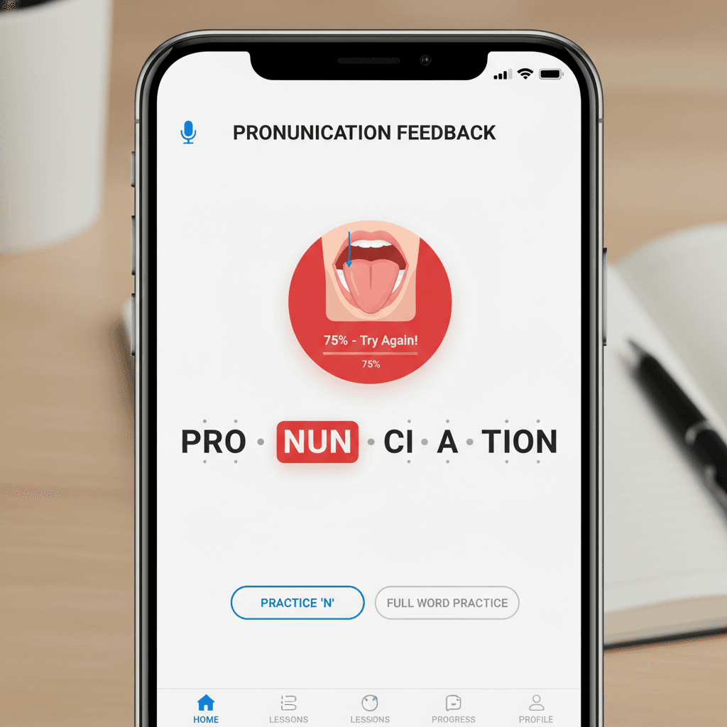 Illustration: The Modern Alternative: Your Personal AI Pronunciation Coach